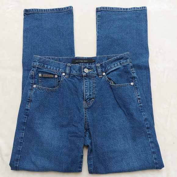 Calvin Klein Bootcut Jeans Sz 4 Vintage - Picture 6 of 9